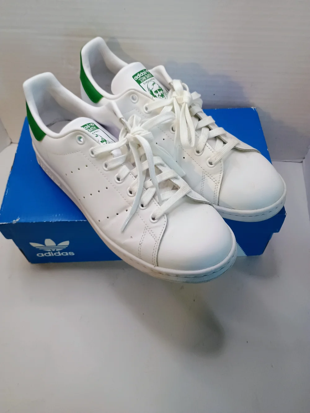 Adidas Originals Stan Smith OG Athletic Tennis Shoes White Green Mens Size 11